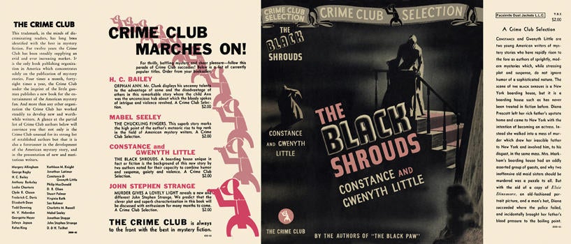 Item #2105 Black Shrouds, The. Constance Little, Gwenyth Little