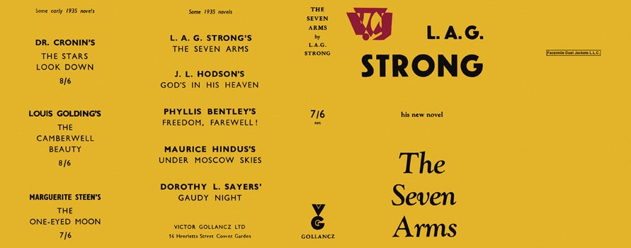 Item #21059 Seven Arms, The. L. A. G. Strong.