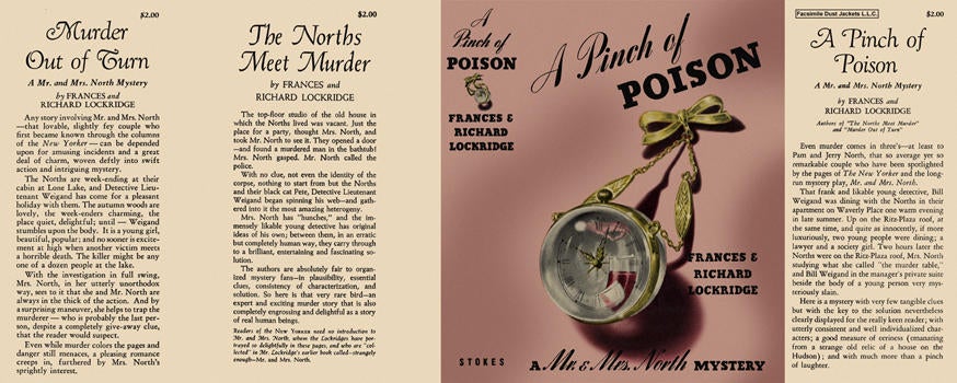 Item #2107 Pinch of Poison, A. Frances Lockridge, Richard Lockridge