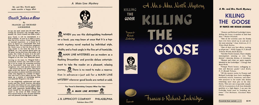 Item #2110 Killing the Goose. Frances Lockridge, Richard Lockridge