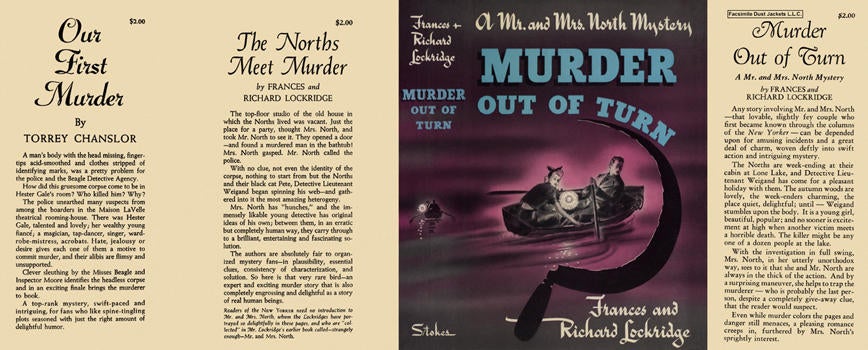 Item #2111 Murder Out of Turn. Frances Lockridge, Richard Lockridge