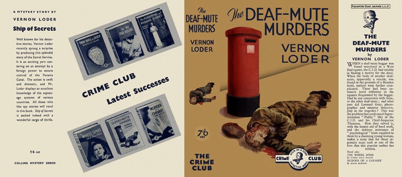 Item #2115 Deaf-Mute Murders, The. Vernon Loder