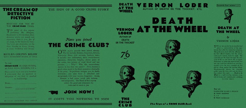 Item #2117 Death at the Wheel. Vernon Loder