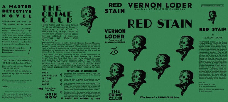 Item #2120 Red Stain. Vernon Loder