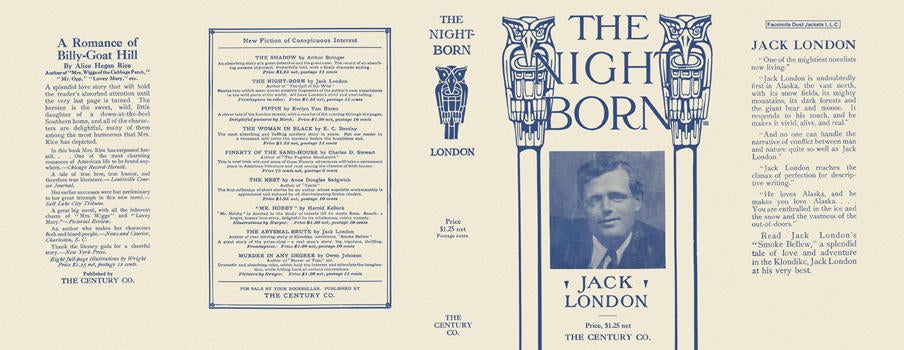 Item #2123 Night Born, The. Jack London.