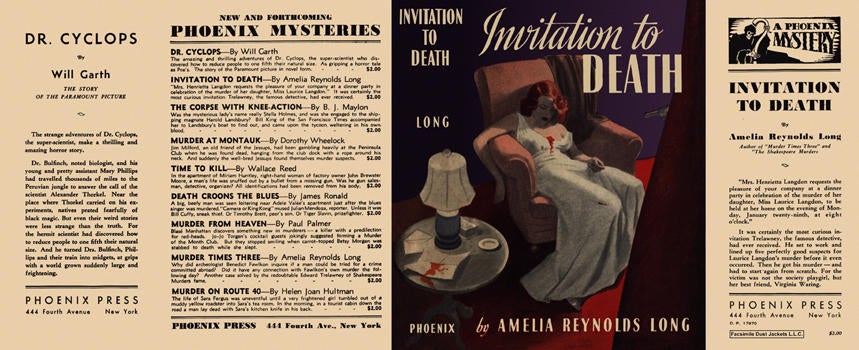 Item #2126 Invitation to Death. Amelia Reynolds Long