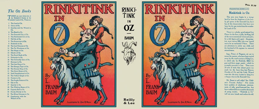 Item #21304 Rinkitink in Oz. L. Frank Baum, John R. Neill