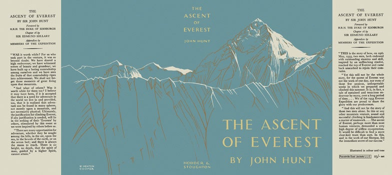 Item #21323 Ascent of Everest, The. Sir John Hunt