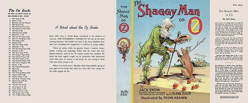 Item #21347 Shaggy Man of Oz, The. Jack Snow, Frank Kramer.