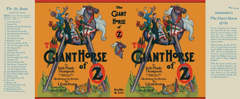 Item #21351 Giant Horse of Oz, The. Ruth Plumly Thompson, John R. Neill.
