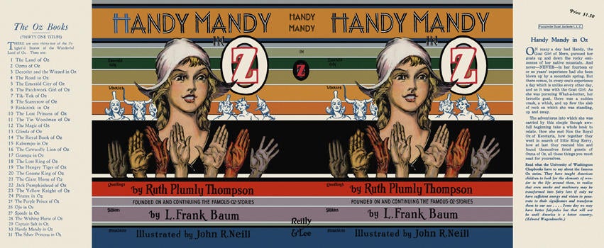 Item #21354 Handy Mandy in Oz. Ruth Plumly Thompson, John R. Neill