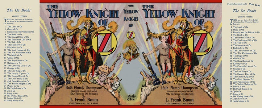 Item #21360 Yellow Knight of Oz, The. Ruth Plumly Thompson, John R. Neill