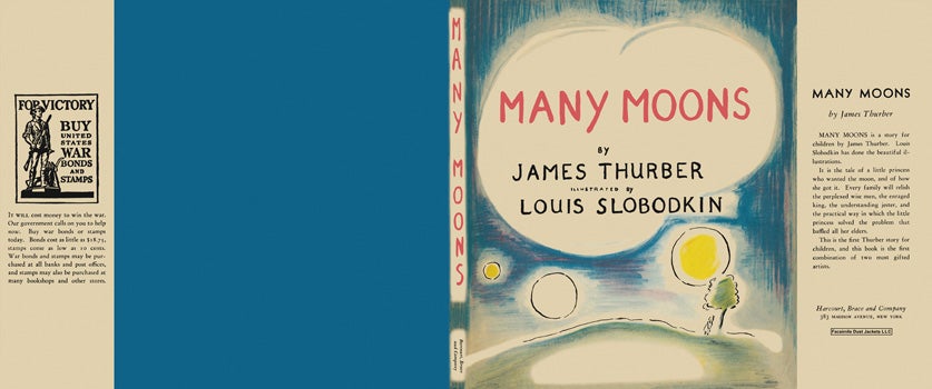 Item #21361 Many Moons. James Thurber, Louis Slobodkin