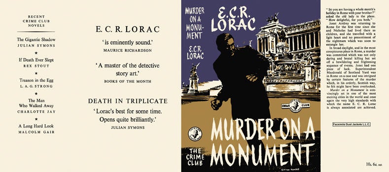 Item #2143 Murder on a Monument. E. C. R. Lorac