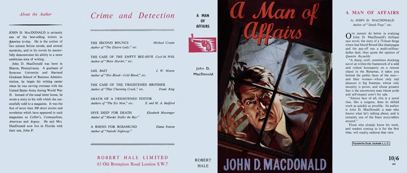 Item #2159 Man of Affairs, A. John D. MacDonald