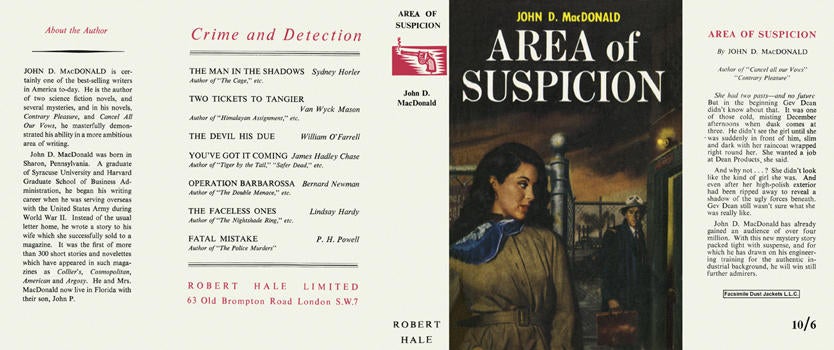 Item #2160 Area of Suspicion. John D. MacDonald.