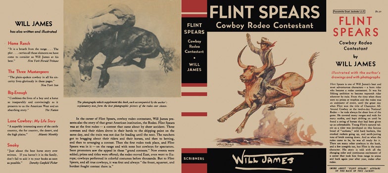 Item #21603 Flint Spears, Cowboy Rodeo Contestant. Will James