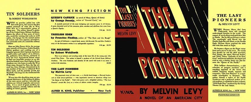 Item #21614 Last Pioneers, The. Melvin Levy