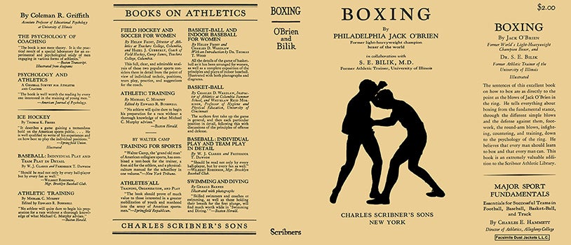 Item #21621 Boxing. Philadelphia Jack O'Brien, S. E. Bilik, M. D