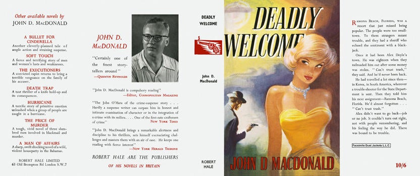 Item #2164 Deadly Welcome. John D. MacDonald