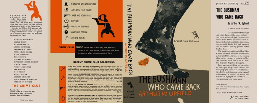 Item #21645 Bushman Who Came Back, The. Arthur W. Upfield