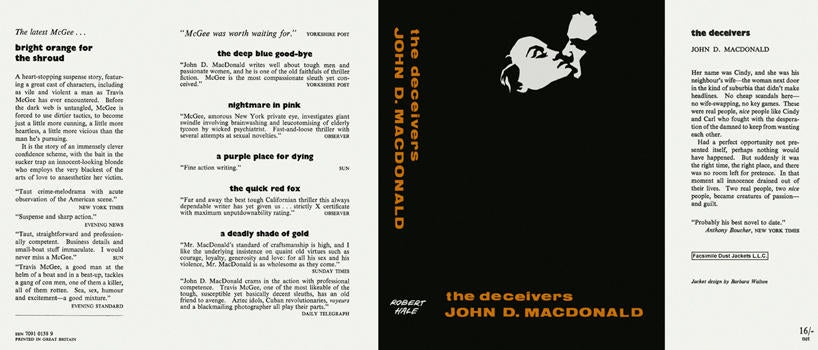 Item #2166 Deceivers, The. John D. MacDonald