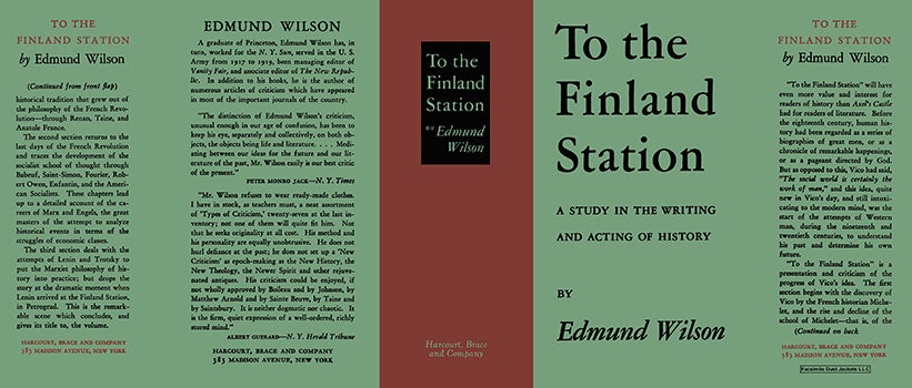 Item #21661 To the Finland Station. Edmund Wilson