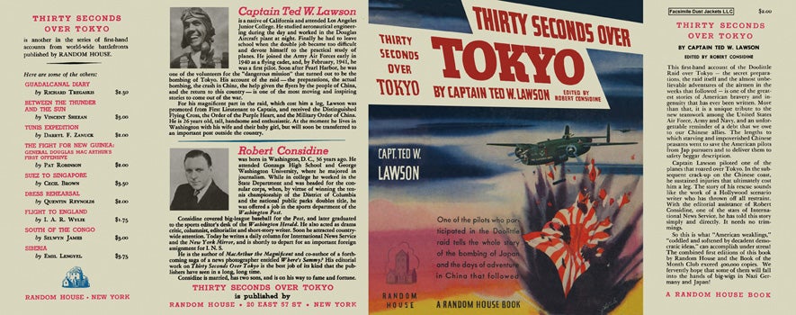 Item #21670 Thirty Seconds over Tokyo. Captain Ted W. Lawson, Robert Considine