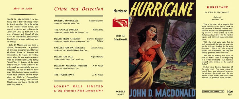 Item #2168 Hurricane. John D. MacDonald