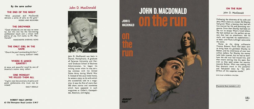 Item #2171 On the Run. John D. MacDonald
