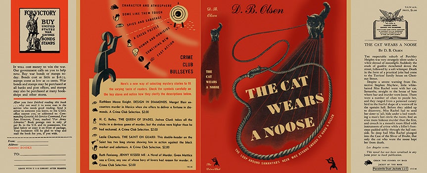 Item #21739 Cat Wears a Noose, The. D. B. Olsen