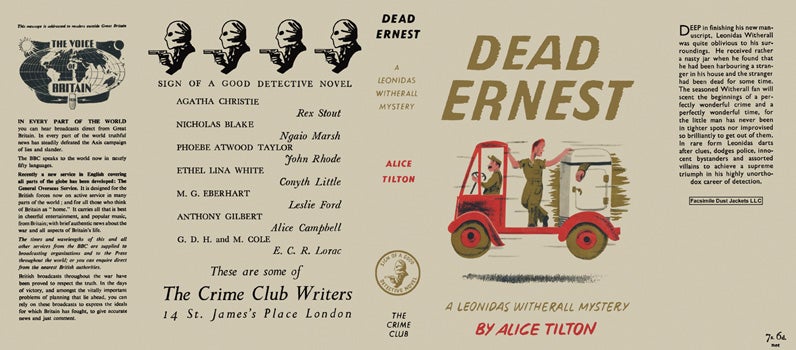 Item #21856 Dead Ernest. Alice Tilton