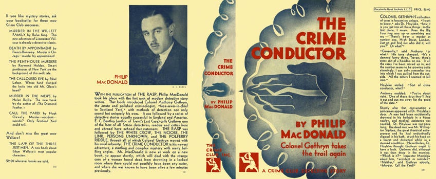 Item #2186 Crime Conductor, The. Philip MacDonald