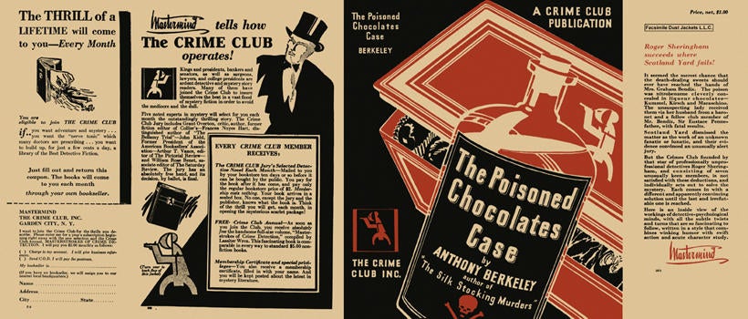 Item #219 Poisoned Chocolates Case, The. Anthony Berkeley.