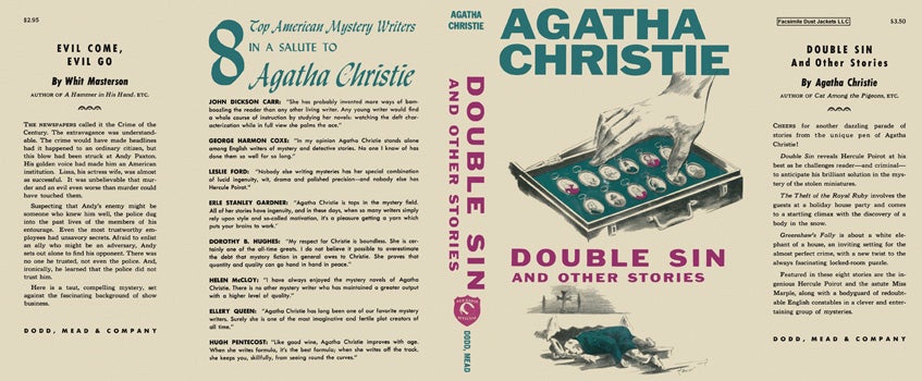 Item #21920 Double Sin and Other Stories. Agatha Christie