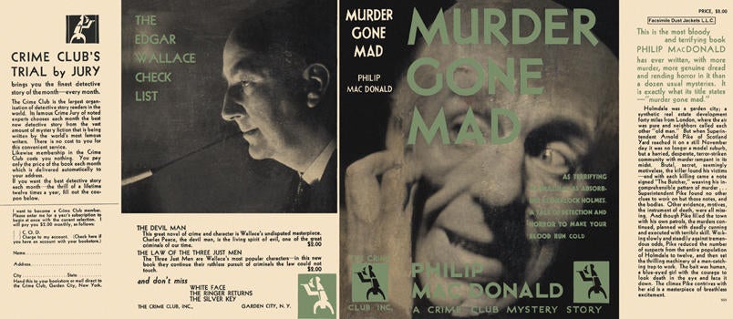 Item #2194 Murder Gone Mad. Philip MacDonald.