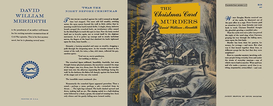 Item #21973 Christmas Card Murders, The. David William Meredith.