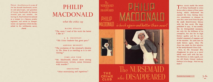 Item #2199 Nursemaid Who Disappeared, The. Philip MacDonald