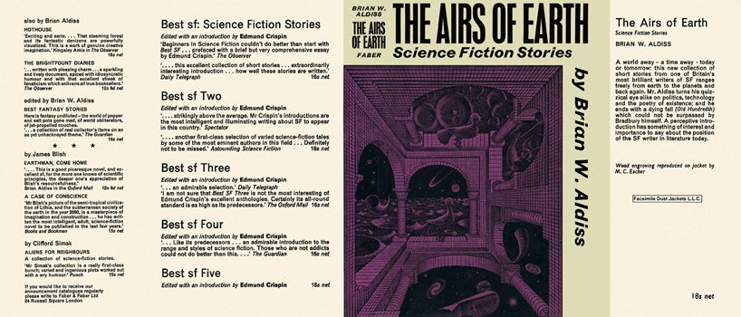 Item #22039 Airs of Earth, The. Brian W. Aldiss
