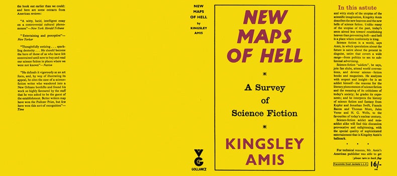 Item #22048 New Maps of Hell, A Survey of Science Fiction. Kingsley Amis.