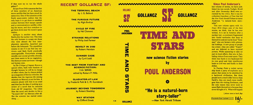 Item #22054 Time and Stars. Poul Anderson