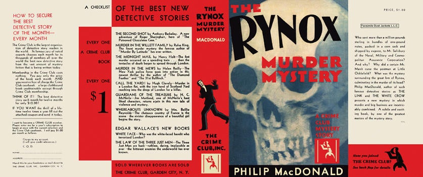 Item #2208 Rynox Murder Mystery, The. Philip MacDonald