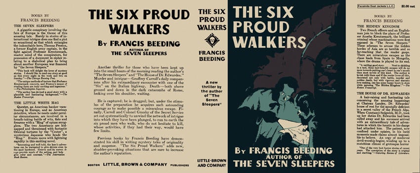 Item #22091 Six Proud Walkers, The. Francis Beeding