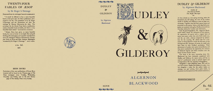 Item #22109 Dudley & Gilderoy. Algernon Blackwood
