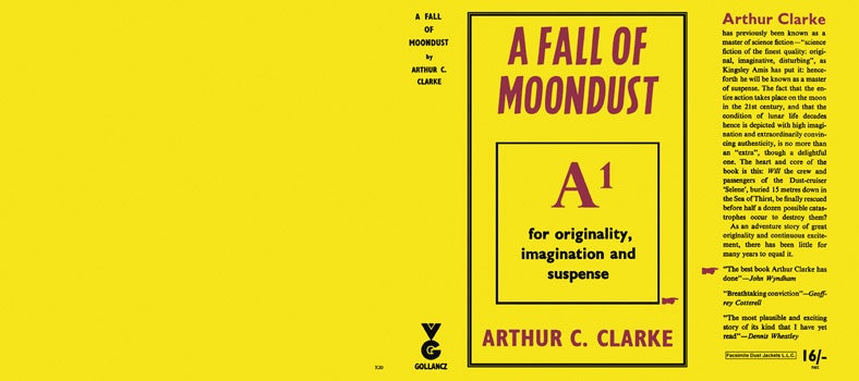 Item #22189 Fall of Moondust, A. Arthur C. Clarke
