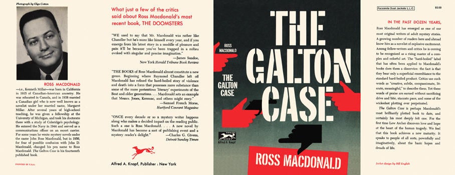 Item #2220 Galton Case, The. Ross Macdonald