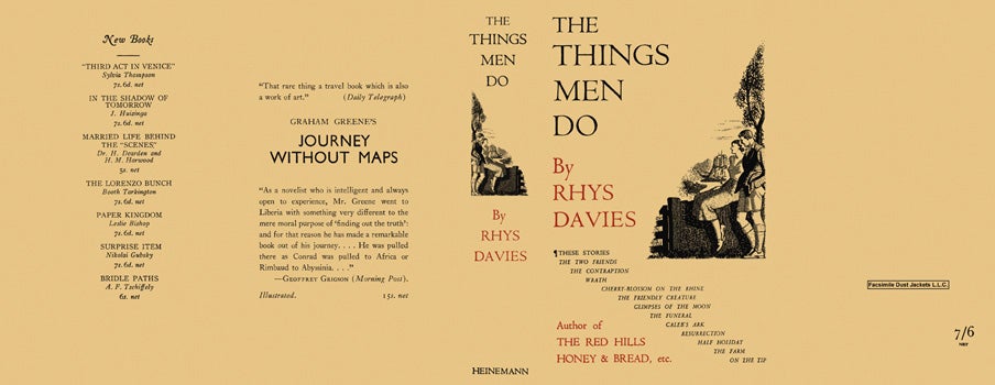 Item #22242 Things Men Do, The. Rhys Davies