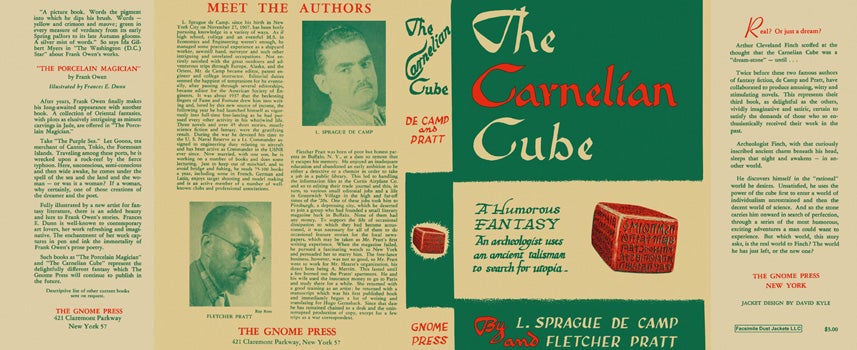 Item #22253 Carnelian Cube, The. L. Sprague de Camp, Fletcher Pratt