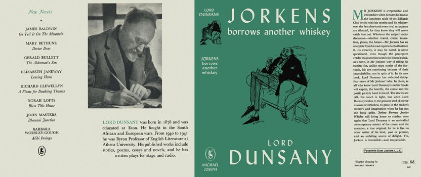 Item #22284 Jorkens Borrows Another Whiskey. Lord Dunsany.
