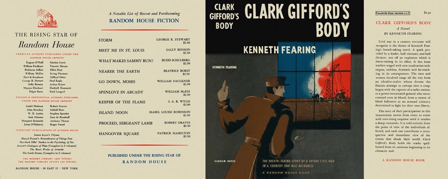 Item #22306 Clark Gifford’s Body. Kenneth Fearing.